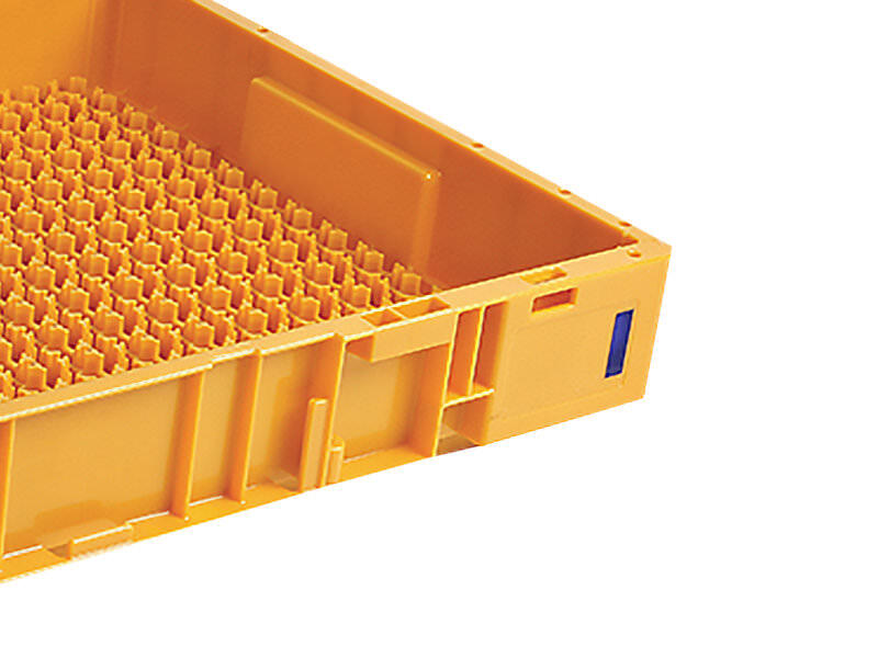 Plastic tray for pharmaceuticals - close-up